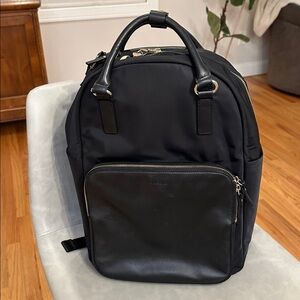 Lo & Sons Black Gold Women’s Rowledge Backpack purse tote work business travel